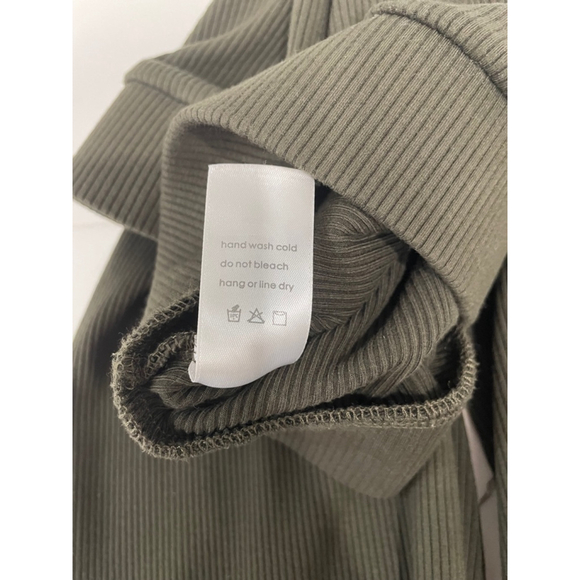 Naked Wardrobe High Waisted Snatched Ribbed Legging Baddie Pants Womens Medium - Picture 7 of 10